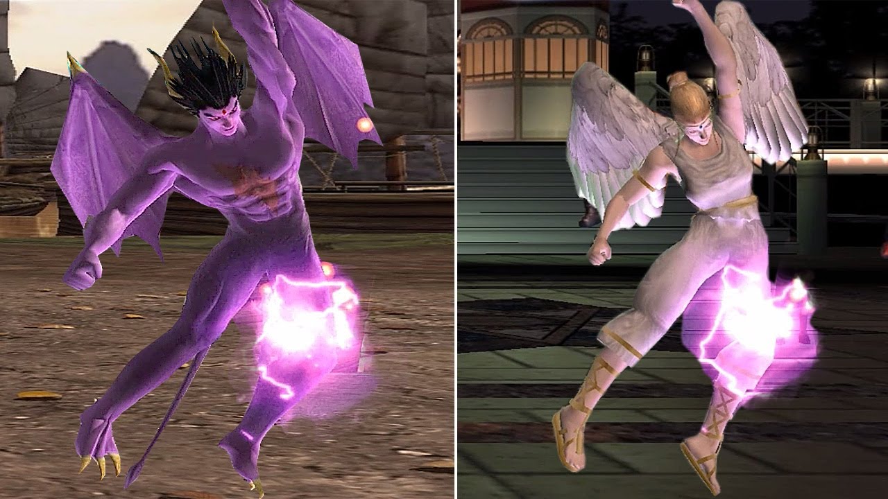 Tekken Devil and Angel Rising Uppercut & Dragon Uppercut & Heaven's