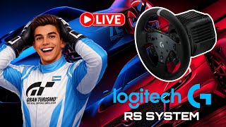 🔴 ¡MI NUEVO VOLANTE LOGITECH RS 50 + PEDALERA RS! | GT7 🔴