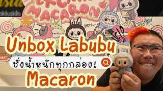 Labubu Macaron | เชฟมารวย Unboxกล่องใหญ่! พร้อมตั้งทฎษฎีชั่งน้ำหนัก ก่อนแกะดูสีทั้ง6กล่อง🎉