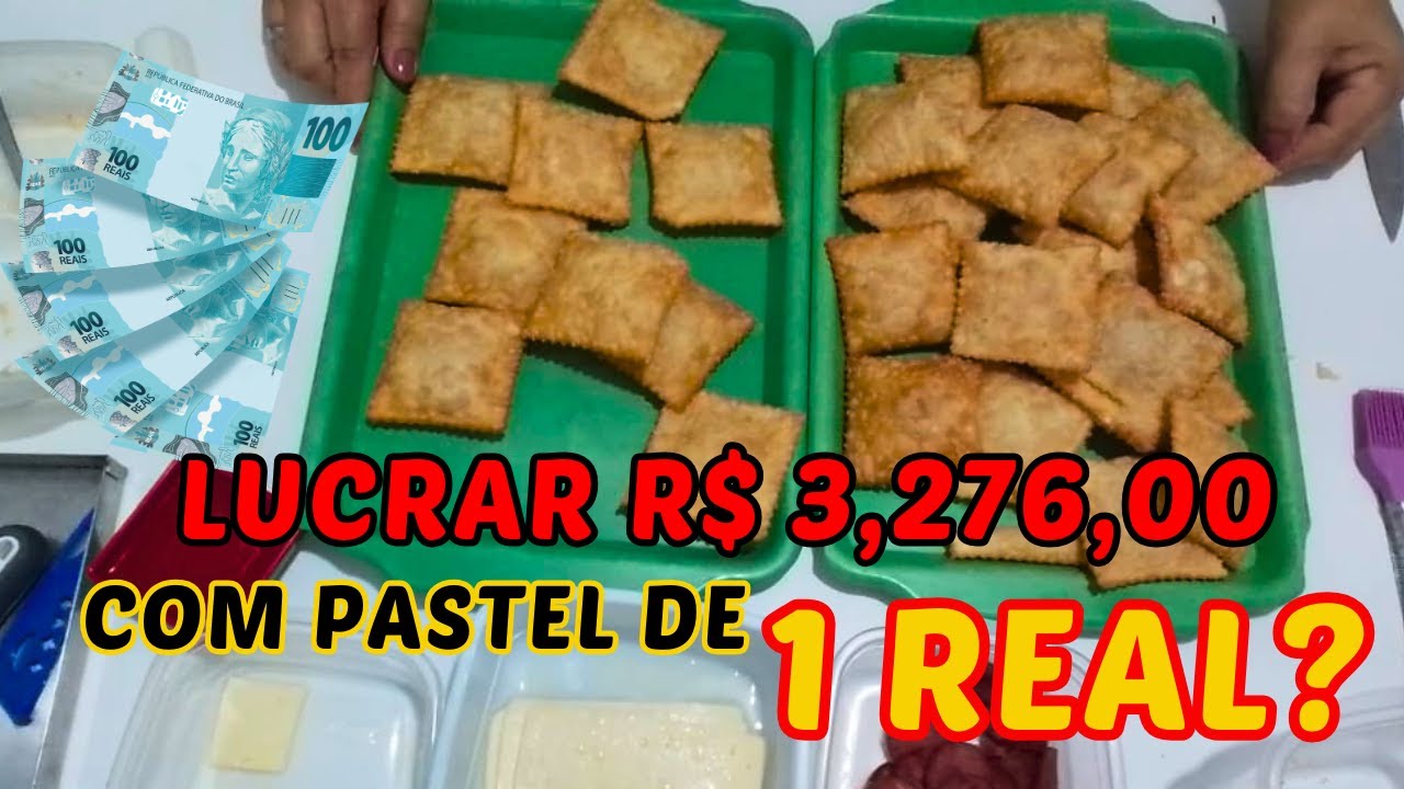 Você já pensou em lucrar vendendo pastel de 1 real? - Descubra agora o segredo.