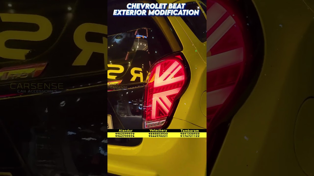 Chevrolet Beat Exterior Modification | Car Modification in Chennai | Car Accessories Chennai