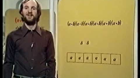 OU course M101 (Maths Foundation Course) Ep 02 of 32 Block 1 Unit 2 The Binomial Theorem (1976)