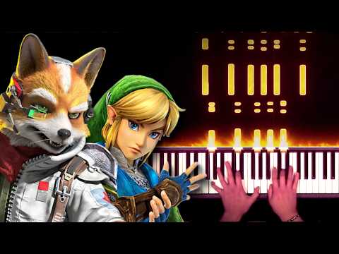 Star Fox x Zelda - Title/Main Theme (Mashup) Piano