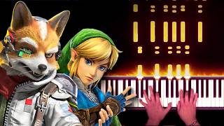 Star Fox & Zelda - Title/Main Theme (Mashup) Piano
