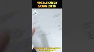 EPSON L3210 NOZZLE CHECK #shorts #epsonl3210 #nozzlecheck #pinoytechs #epsonph