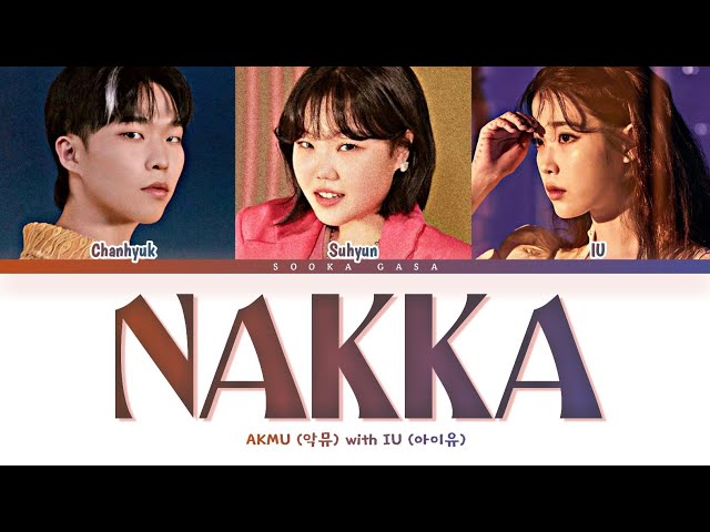 AKMU (악뮤) - 'NAKKA' (낙하) (with IU) Lyrics (Color Coded Han/Rom/Eng) class=