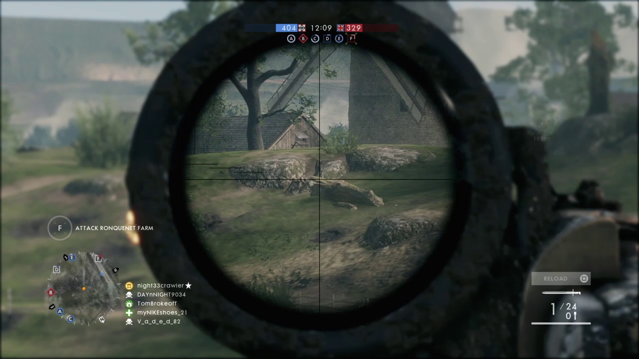 Sniper/St. Quentin Scar/Obj: C&E