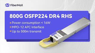 800G DR4 OSFP RHS Optical Transceiver for NVIDIA ConnectX-8 SuperNIC in AI Networks | FiberMall