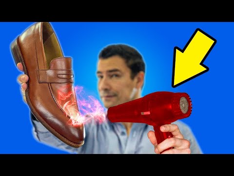 Видео: Как уберечь классические туфли от складок: 13 шагов (с иллюстрациями)