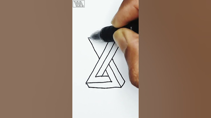 Impossible Shape Drawing || Optical illusion drawing || #shorts #drawing #3d #video