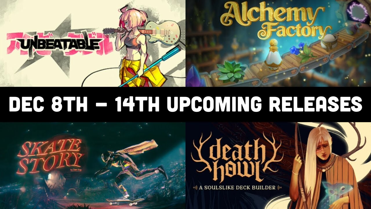 NEW Indie Releases Coming Out! - Dec 8th to 14th - YouTube