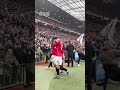Old Trafford was pumping and Manchester United fans 𝙇𝙊𝙑𝙀𝘿 that derby win 😍 #PremierLeague