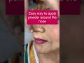Powder locking around the nose #newreview #youtubeshorts #youtube #makeup #youtubevideos #trending