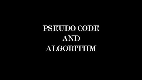 Understanding PseudoCode