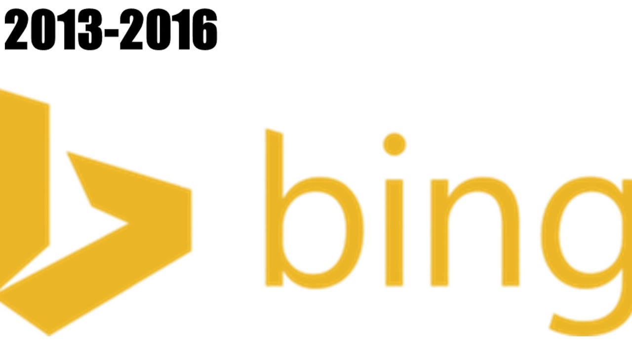 bing logo history youtube