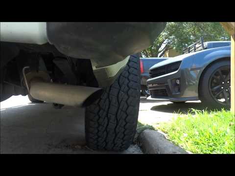 2014 silverado 4.3L V6 flowmaster muffler
