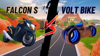 Falcon S vs Volt bike - roblox jailbreak