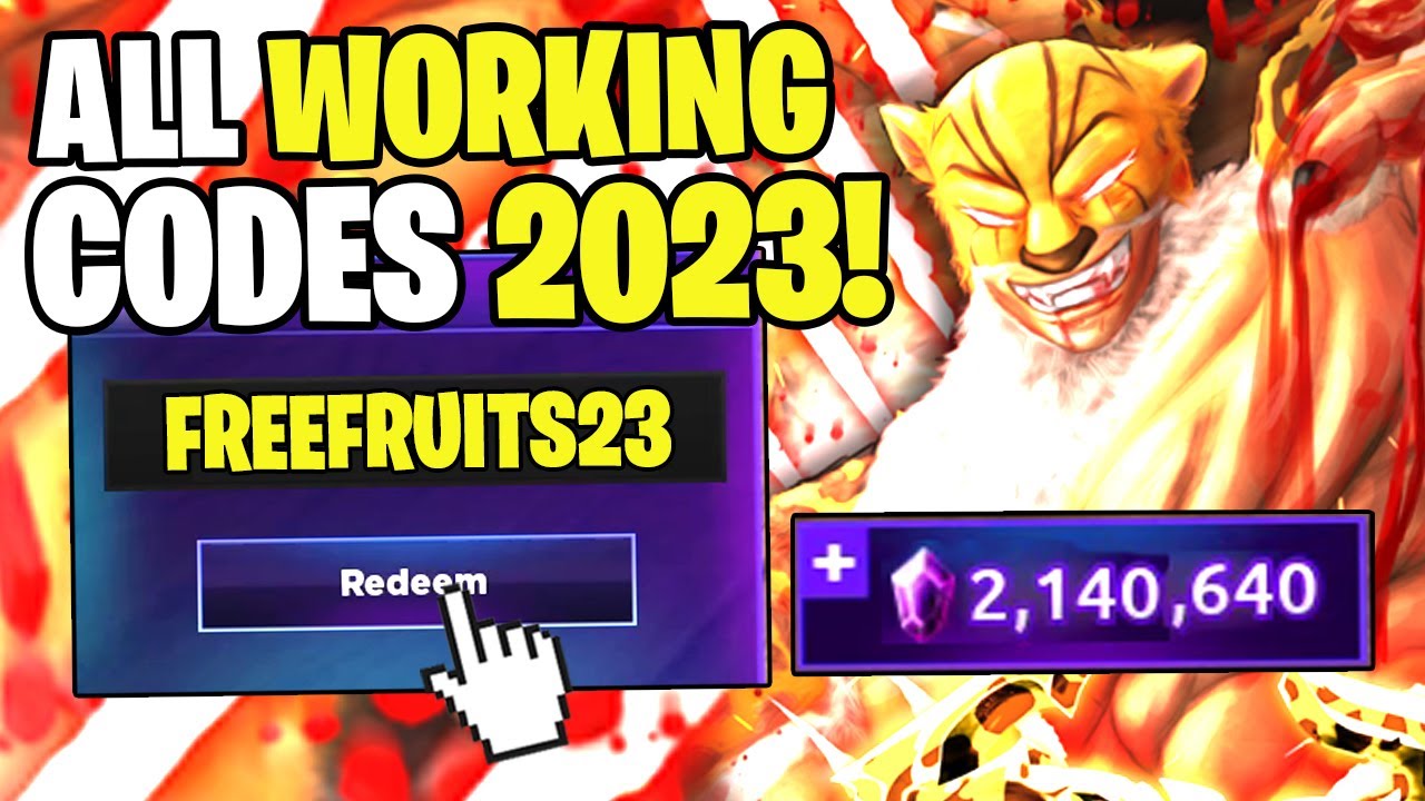 NEW* ALL CODES FOR FRUIT BATTLEGROUNDS 2023! ROBLOX FRUIT BATTLEGROUNDS  CODES 