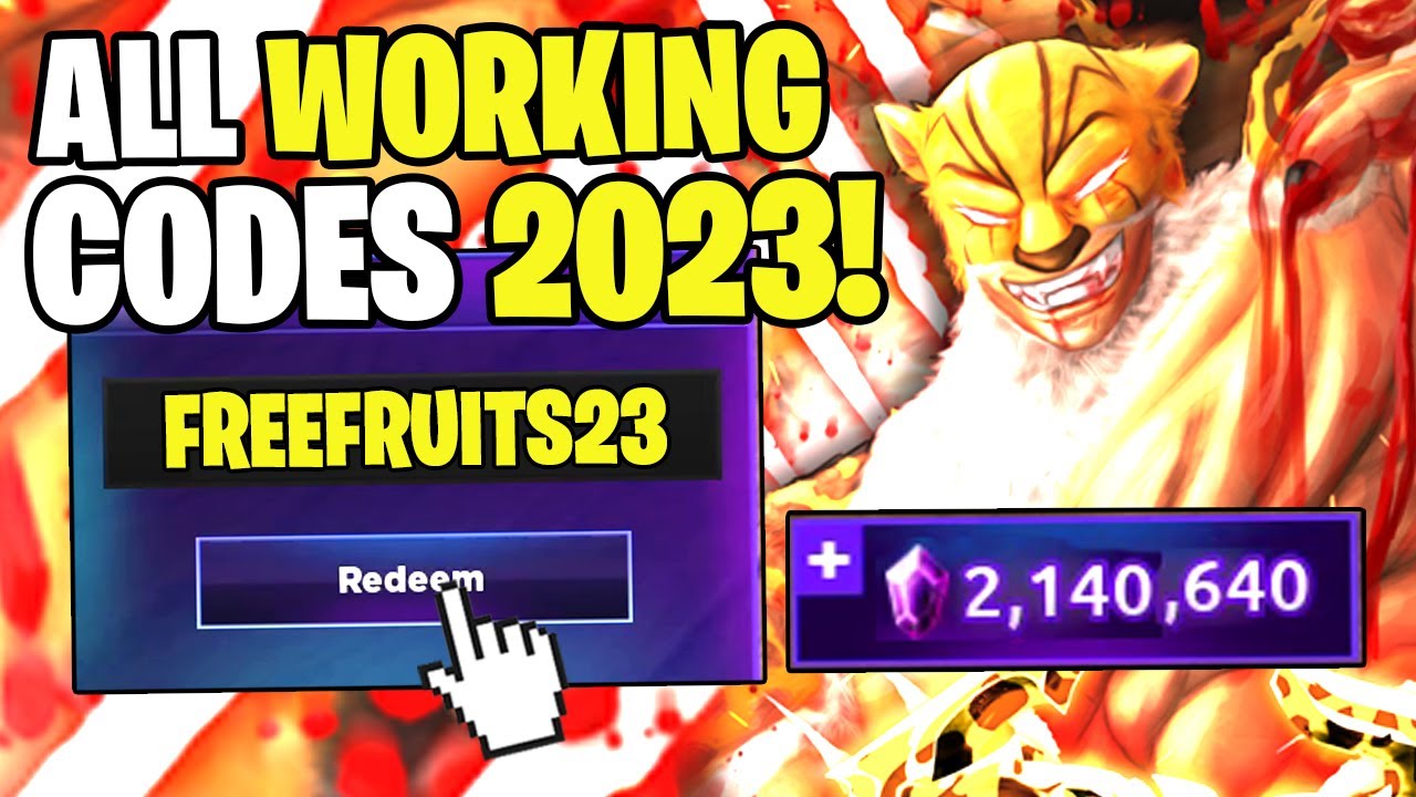 NEW* ALL CODES FOR FRUIT BATTLEGROUNDS 2023! ROBLOX FRUIT