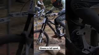 Slowmo Vs  Speed slowmotion mtb dh downhill bike mountainbike racing fast extreme