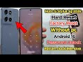 Motorola G stylish 2026 Hard Reset || Factory Reset Without PC || Password, Pattern Lock Remove 