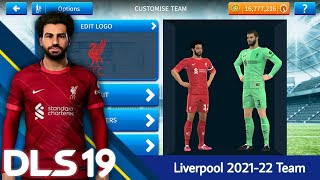 Liverpool 2021-22 Team - DLS 19