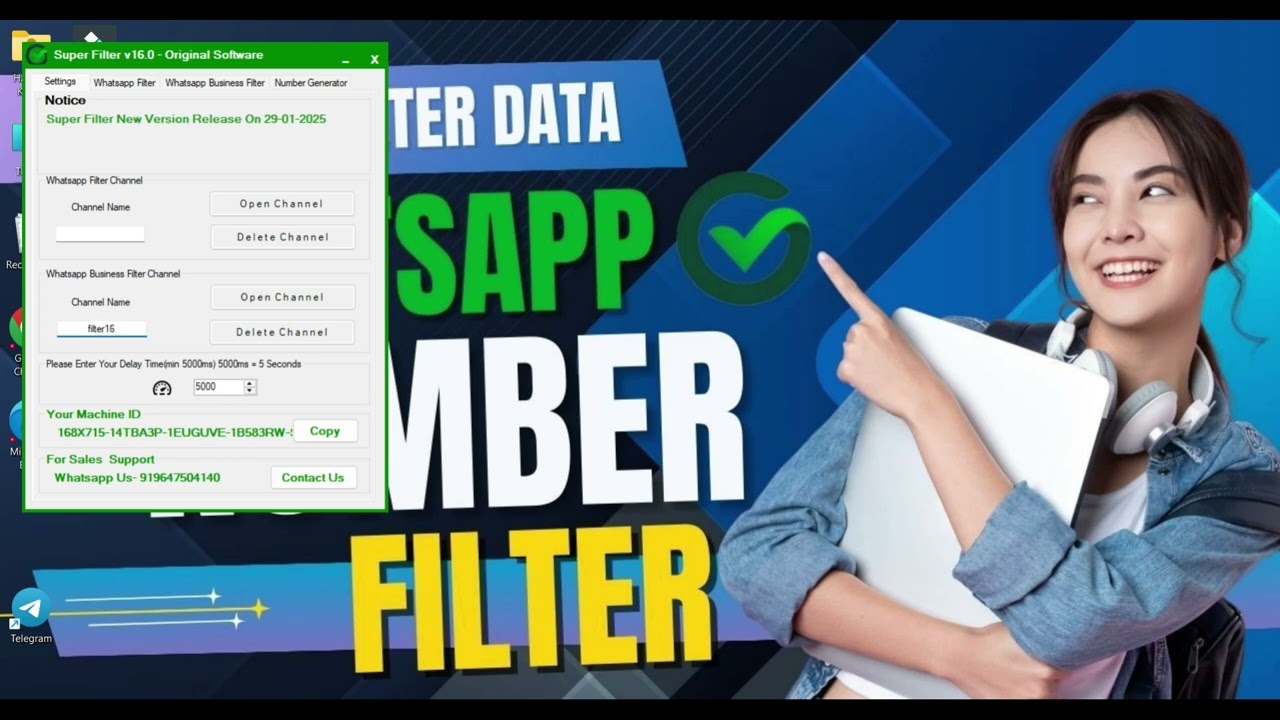super filter 16.0 | Filter Numbers With Turbo Speed Of 10k In 1Min | No Blocking Issues