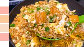 Leftover Roast Chicken Fried Rice | Easy Garlicky Fried Rice