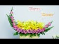 Modern C Shape Flower Arrangement With Rose ,Lily flowers |Ep 157