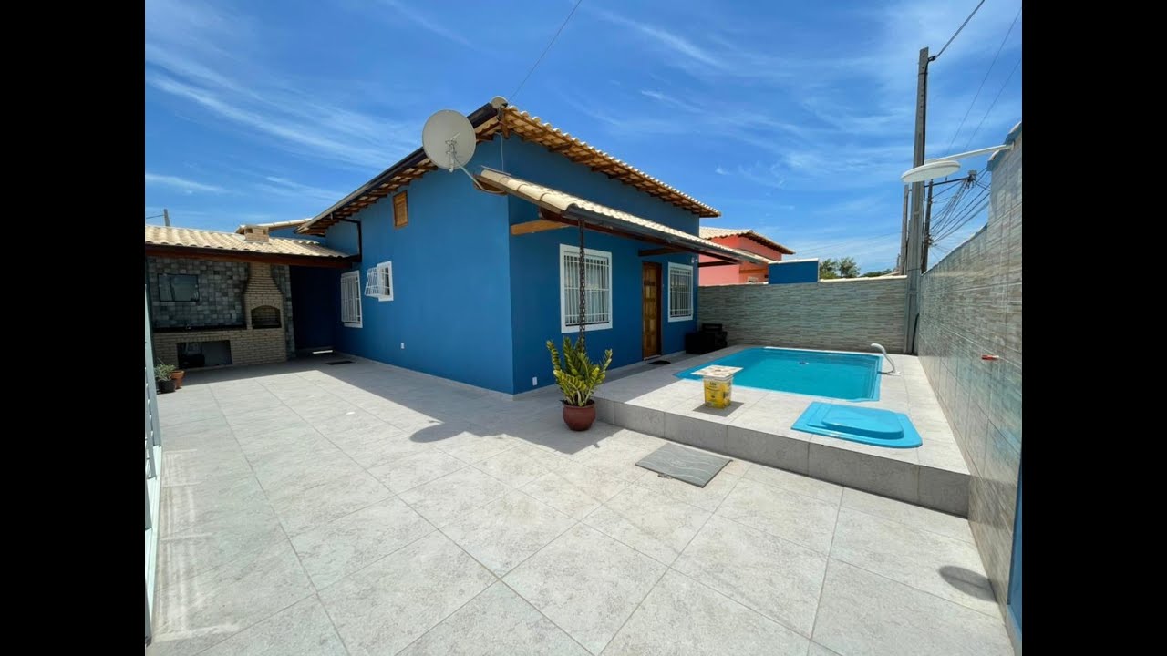 LINDA CASA PRONTA PARA MORAR EM UNAMAR, CABO FRIO!