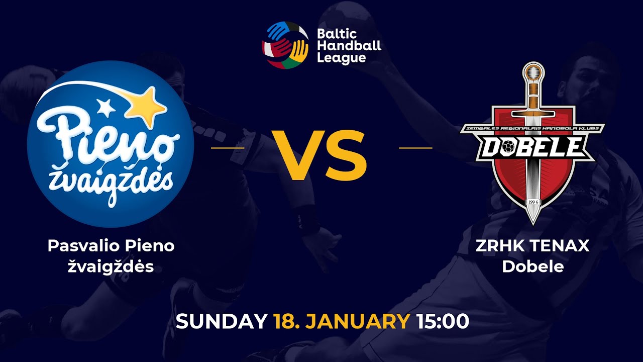 Pasvalio Pieno žvaigždės - ZRHK TENAX Dobele - BHL 25/26