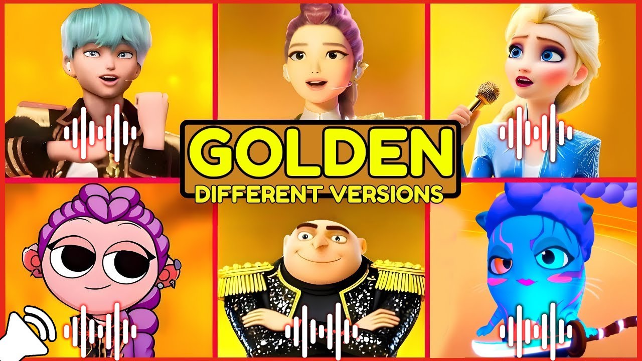 🔥Guess “GOLDEN” by Huntr/x | Different Versions Versions | KPOP Demon Hunters