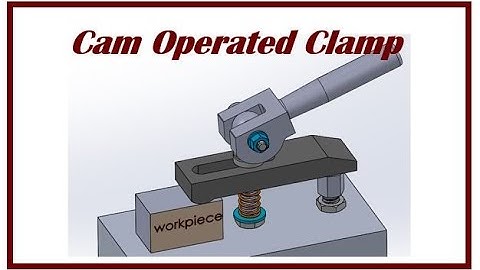 ⚡Cam Operated Clamp, mechanical engineering