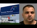 Toronto pearson gold heist ontario man arrested at airport after arriving from india