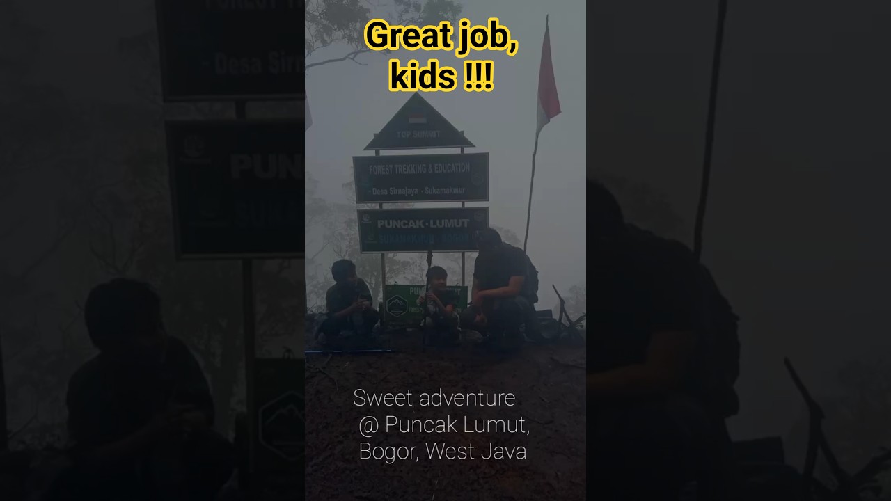 Trekking Puncak Lumut, Bogor, in harmony with nature 😘😘