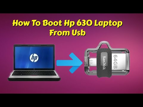 How To Boot Hp 630 Laptop From Usb  | Mr. TechWonder