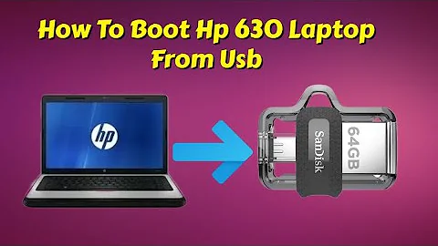 How To Boot Hp 630 Laptop From Usb  | Mr. TechWonder