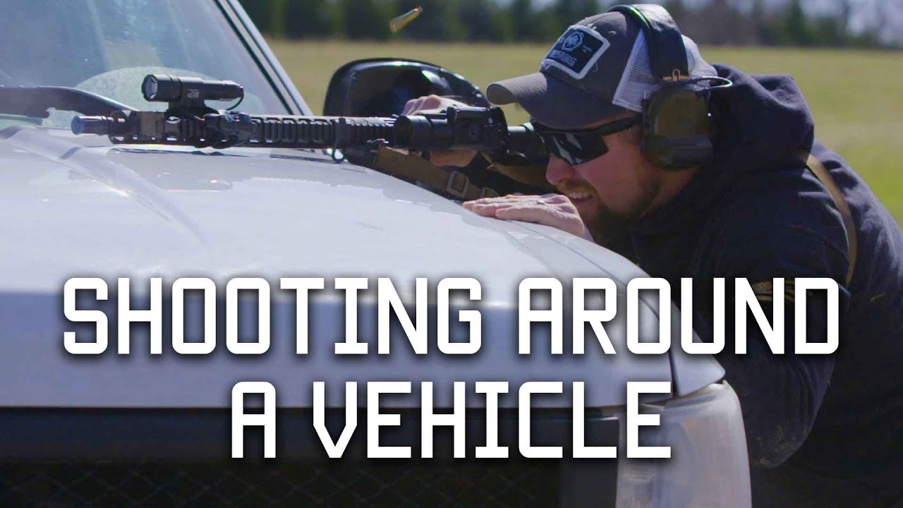 Combat Shooting around Vehicle Cover points & Shooting Techniques