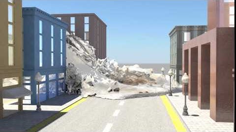 flood city in bifrost maya