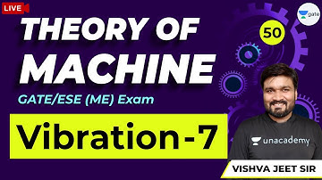Theory of Machine | Vibration - 7 | Lec 50 | GATE/ESE 2021 ME Exam