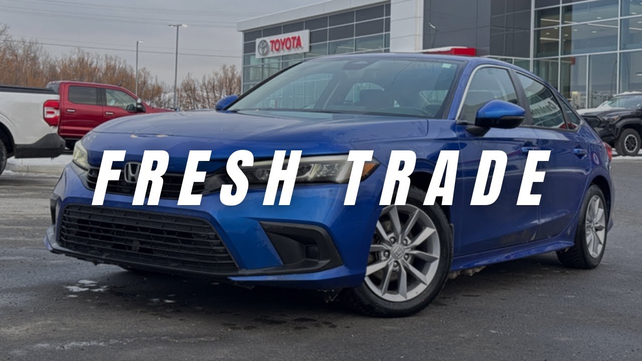 FRESH TRADE -  2022 HONDA CIVIC EX  - CRANBROOK TOYOTA