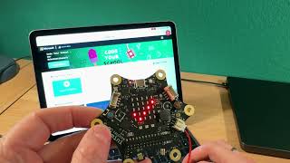Calliope Mini V3 mit dem iPad verbinden und programmieren.
