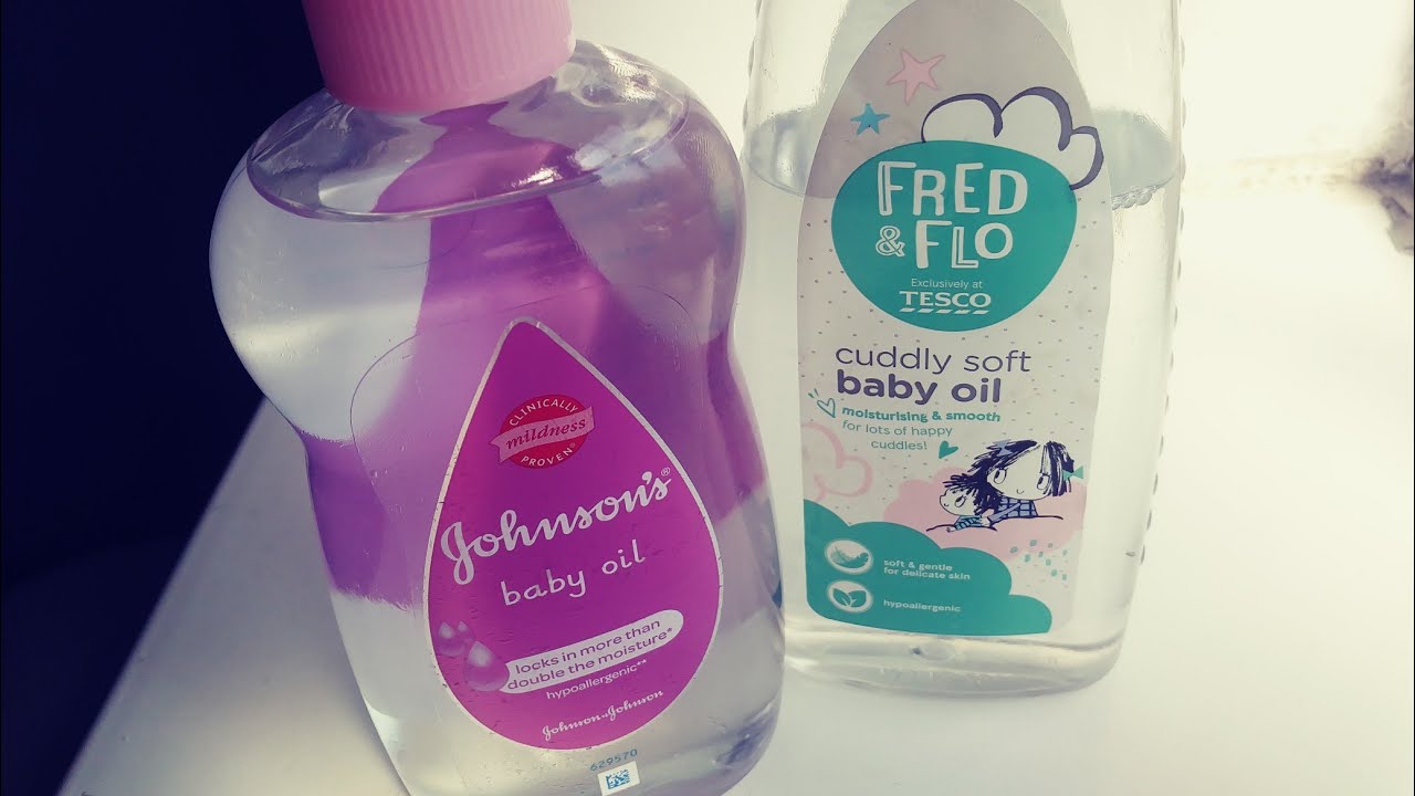 Tesco Fred Flo Baby Oil Vs Johnstones Baby Oil Youtube