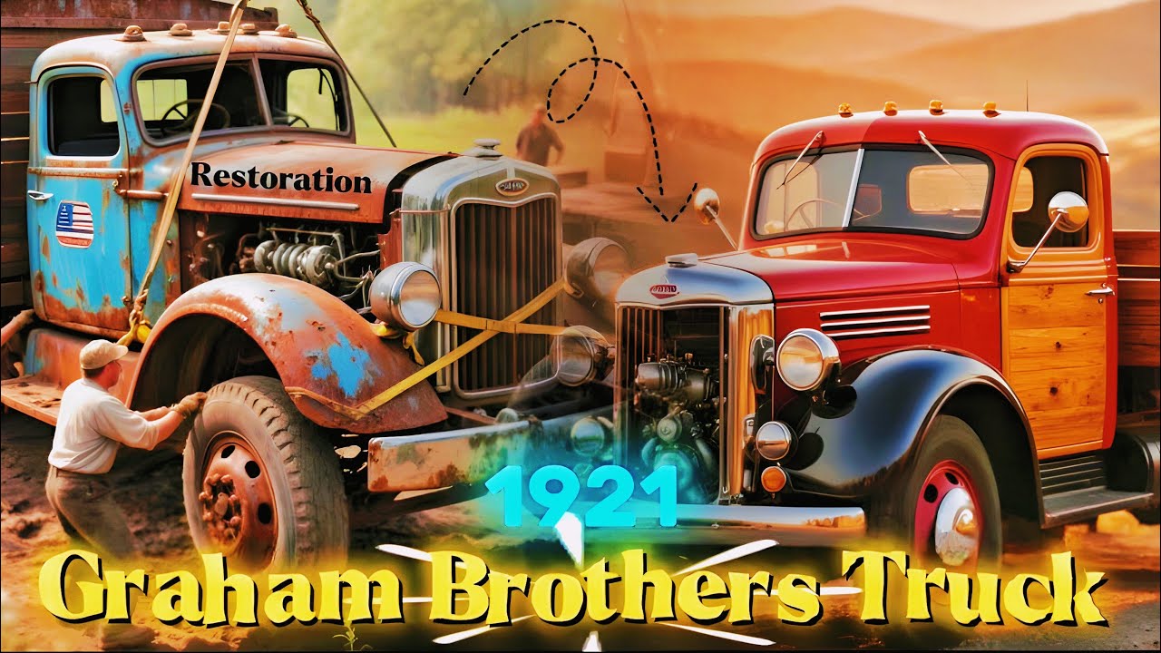 100-Year-Old 1921 Graham Brothers Truck RESTORATION – Unbelievable Transformation!