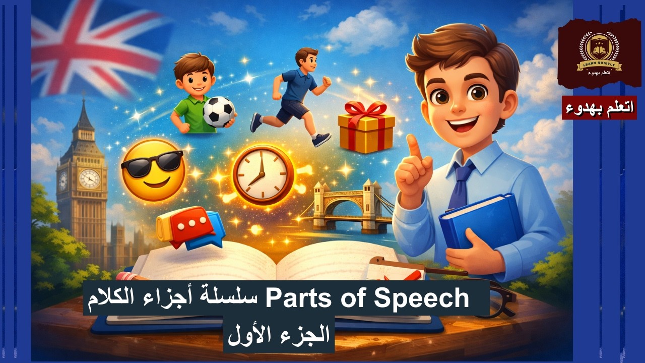 |📘 🤔 🔹 🔹 سلسلة أجزاء الكلام Parts of Speech  الجزء الأول(أسرار يجب أن تعرفها!) 😍📘   ⏰✨