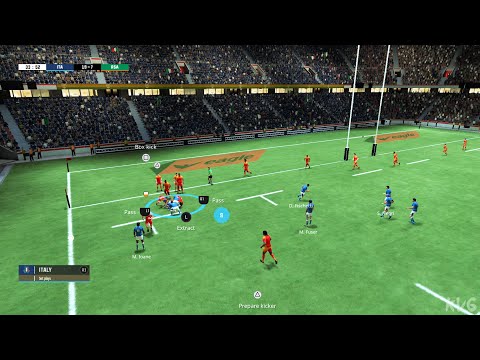 Rugby 22 - Italy vs South Africa - Gameplay (PS5 UHD) [4K60FPS]