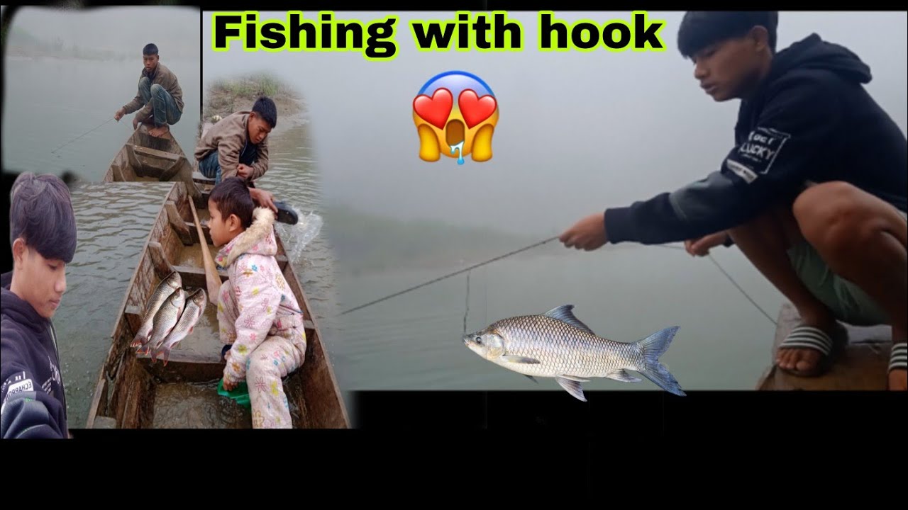 Fishing with hook😳😲/unluck day hamara /village life Village vlog/Madan ...