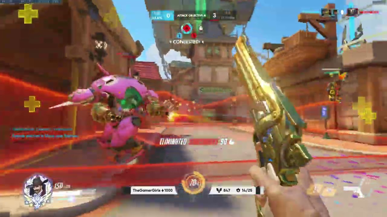 Cassidy (McCree) Gale Gameplay OVERWATCH GAMEPLAY SEASON 33 TOP 500