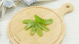 【基本の下ごしらえ】さやえんどう（絹さや）の下ごしらえ