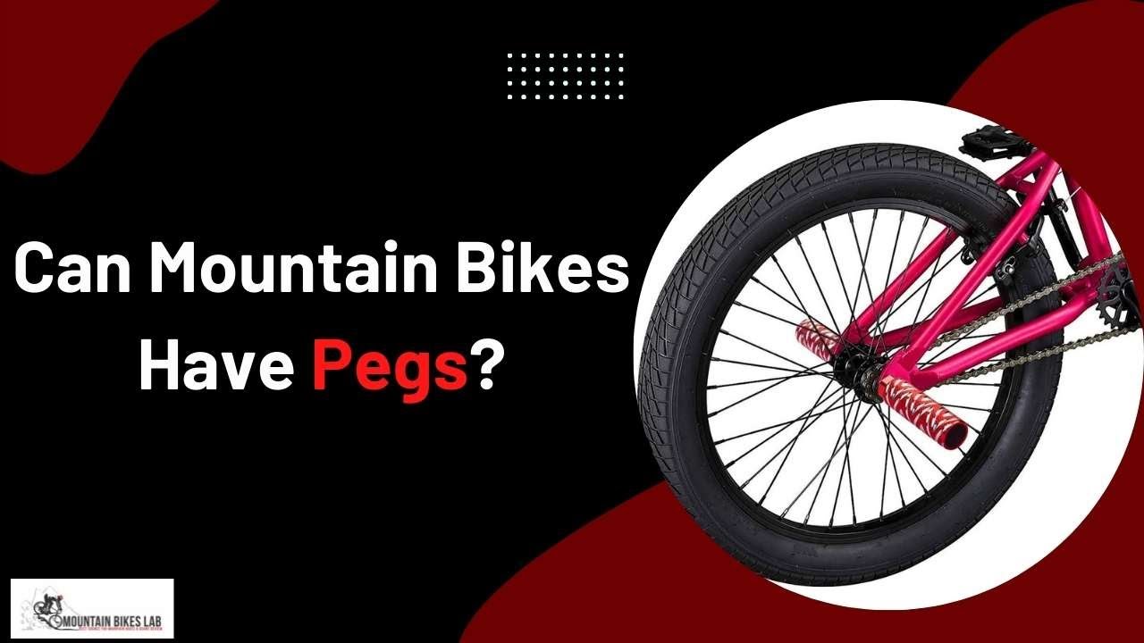 Can Mountain Bikes Have Pegs?